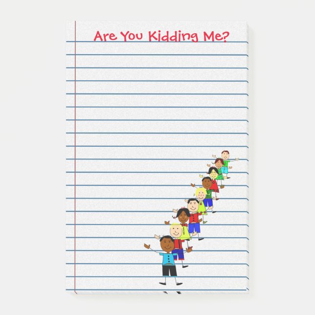 Bloco Post-it Diverte-Te Estás A Brincar-Me? Notas de Posto do p (Frente)