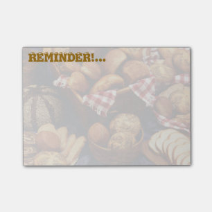 Bloco Post-it Do pão vida ainda