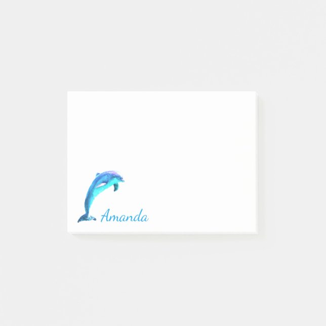 Bloco Post-it Dolphin Personalizado (Frente)