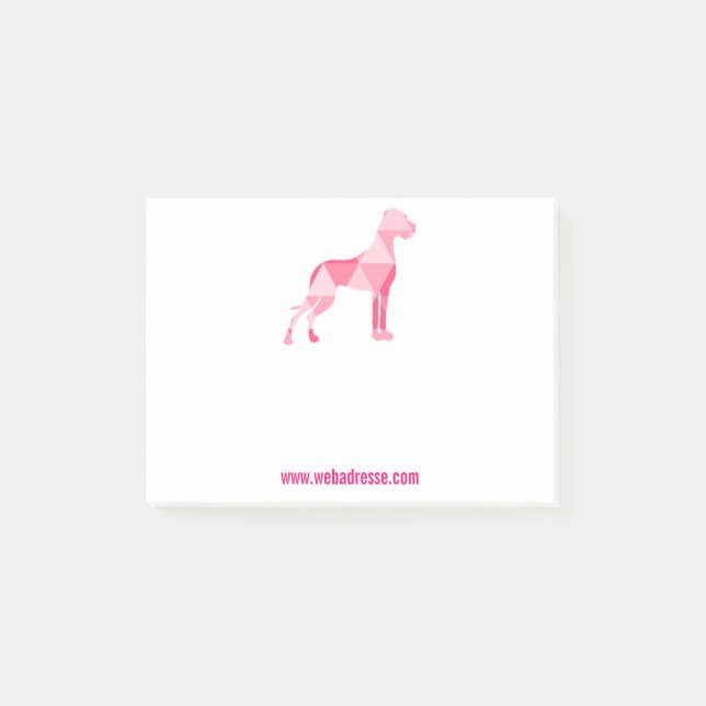 Bloco Post-it Dreiecks Dogge (Frente)