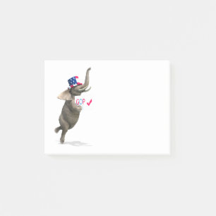 Bloco Post-it Elefante do GOP