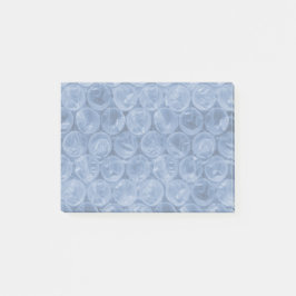 Bloco Post-it Embalagem bolha azul