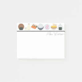 Bloco Post-it Emojis, Comida e bebida japonesa