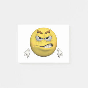 Bloco Post-it Emoticon irritado