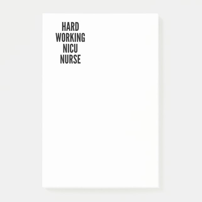 Bloco Post-it Enfermeiro NICU duro (Frente)