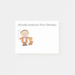 Bloco Post-it Erwin Schrödinger