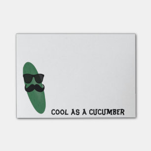 Bloco Post-it Esfrie como notas de post-it do pepino