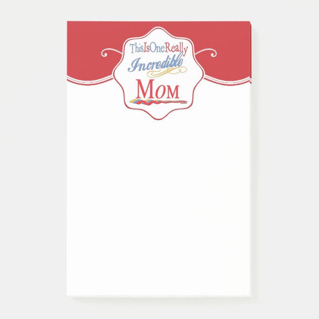 Bloco Post-it Esta É Uma Coleção De Presentes Da Mãe Incrível (Frente)