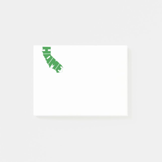 Bloco Post-it Estado de origem de Califórnia (Frente)