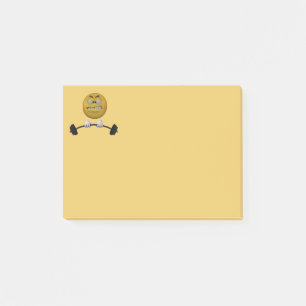 Bloco Post-it estilo 3d que Overdoing o Emoticon