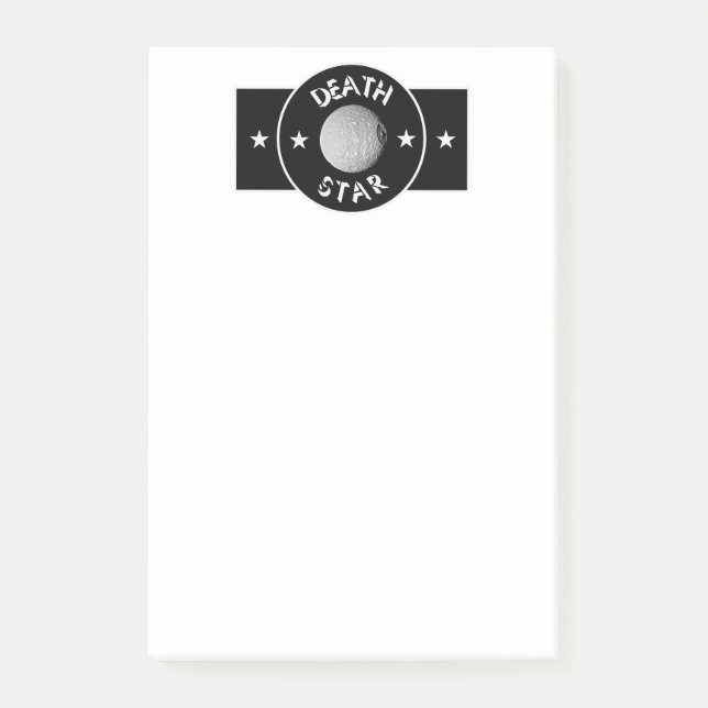 Bloco Post-it Estrela da morte (Frente)