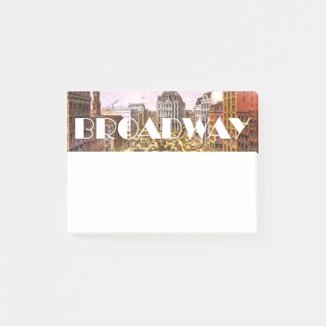 Bloco Post-it Estrela de Broadway do T (Frente)
