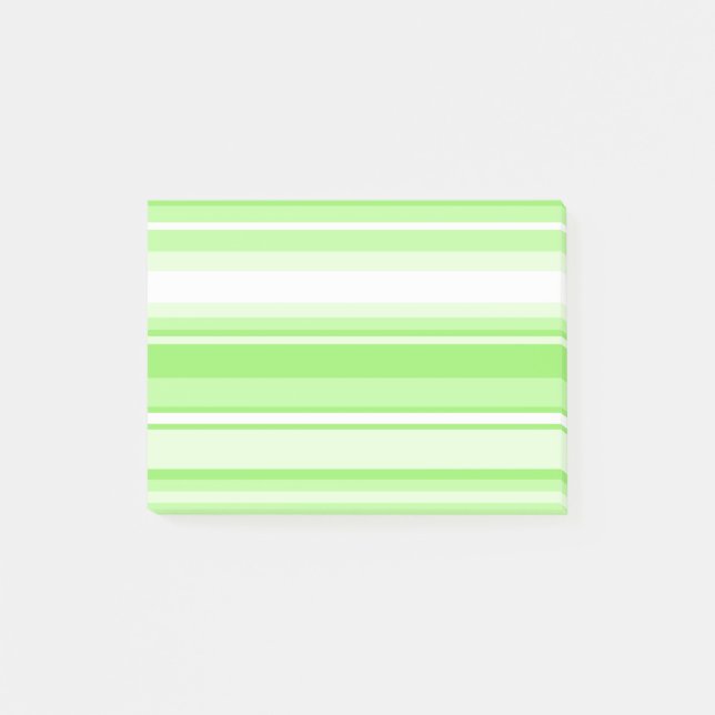 Bloco Post-it faixas de limão (Frente)