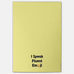 Bloco Post-it Fale Emoji fluente