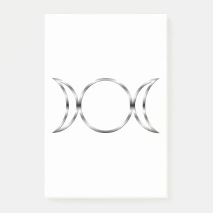 Bloco Post-it Falln Pagan Triple Goddese Symbol