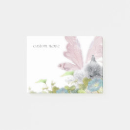 Bloco Post-it fantasia do purrfect do gato do país das fadas da