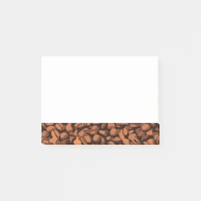 Bloco Post-it Feijão de café moderno (Frente)