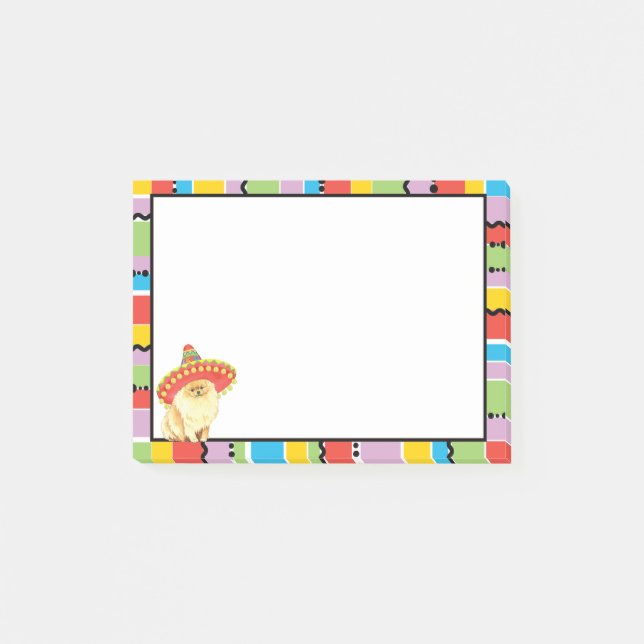 Bloco Post-it Festa Pomeranian (Frente)