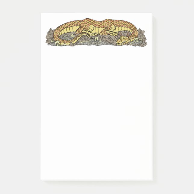 Bloco Post-it Fire Drake em Rest (Frente)