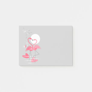 Bloco Post-it Flamingo Love Slim posta-it anotações
