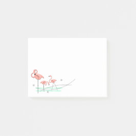 Bloco Post-it Flamingo Ocean Trio