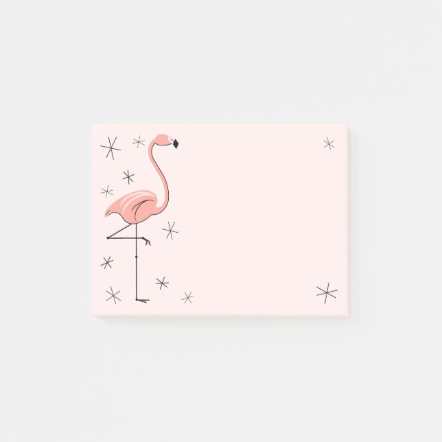 Bloco Post-it Flamingo Pink (Frente)