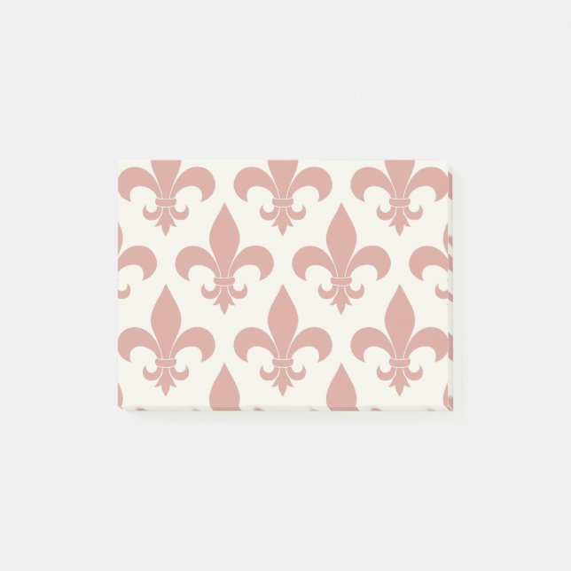 Bloco Post-it Fleur de lis Pattern Classic (Frente)