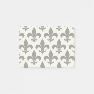 Bloco Post-it Fleur de lis Pattern francês