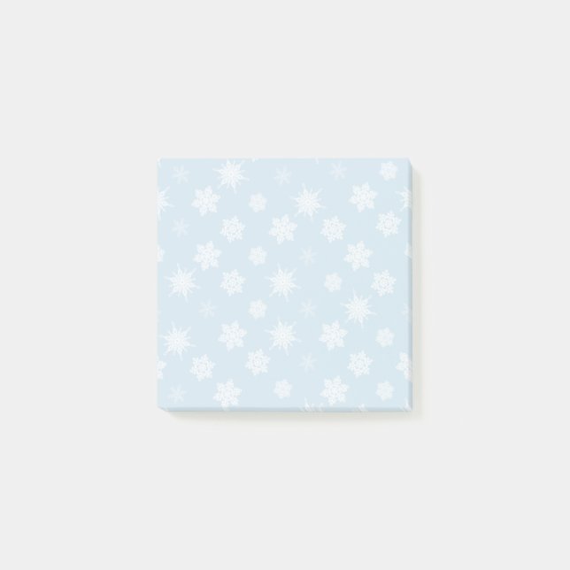 Bloco Post-it Flocos de neve (Frente)