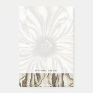 Bloco Post-it Flor Fresco no Fundo do Tan
