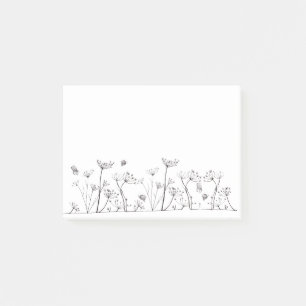 Bloco Post-it Flor simples (a302)