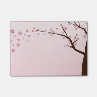 Bloco Post-it Flores de cerejeira 2