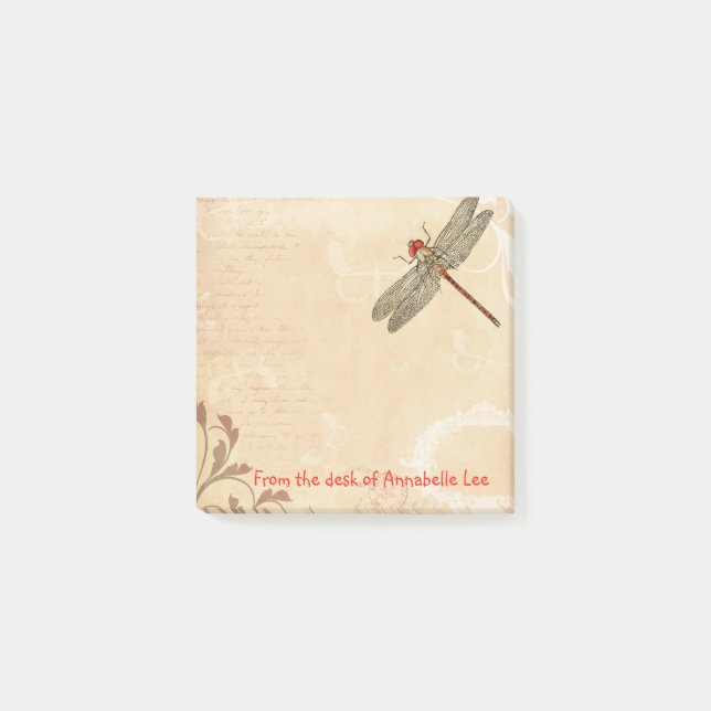 Bloco Post-it Folhos da libélula (Frente)