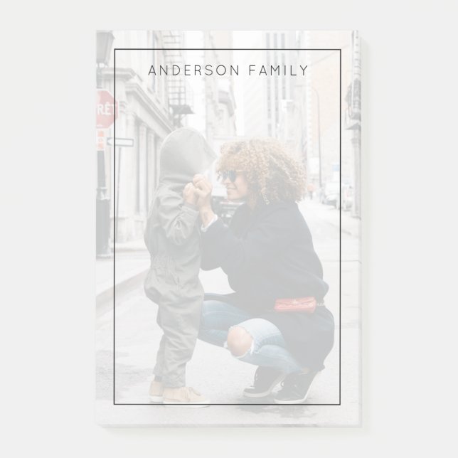 Bloco Post-it Foto de família (Frente)