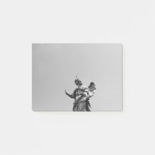 Bloco Post-it Foto simples e moderna de gaivota em cima da estát