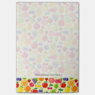 Bloco Post-it Fruta
