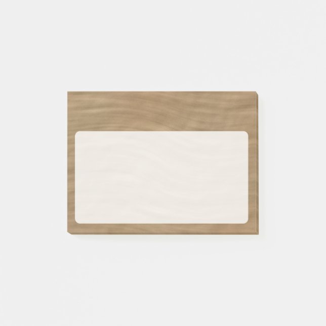 Bloco Post-it Fundo do Olhar Natural do Tan Sandstone (Frente)