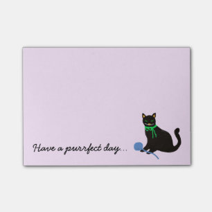 Bloco Post-it Gato brincalhão
