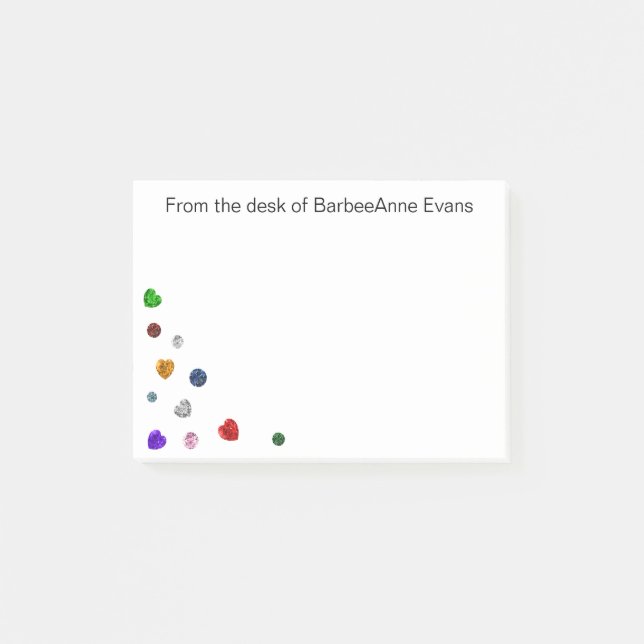 Bloco Post-it Gem Doodle (Frente)