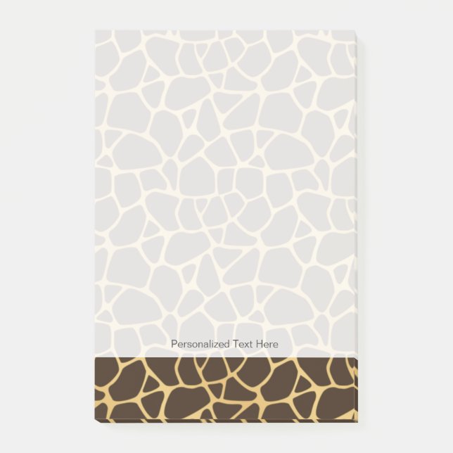Bloco Post-it Girafa em Segundo Plano (Frente)