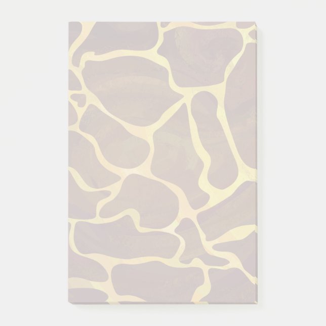 Bloco Post-it Giraffe Brown e Impressão Amarelo (Frente)