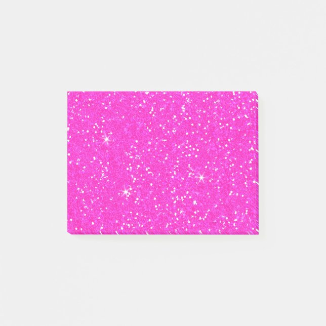 Bloco Post-it Glitter Shiny Sparkley (Frente)