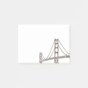 Bloco Post-it Golden gate bridge icónico