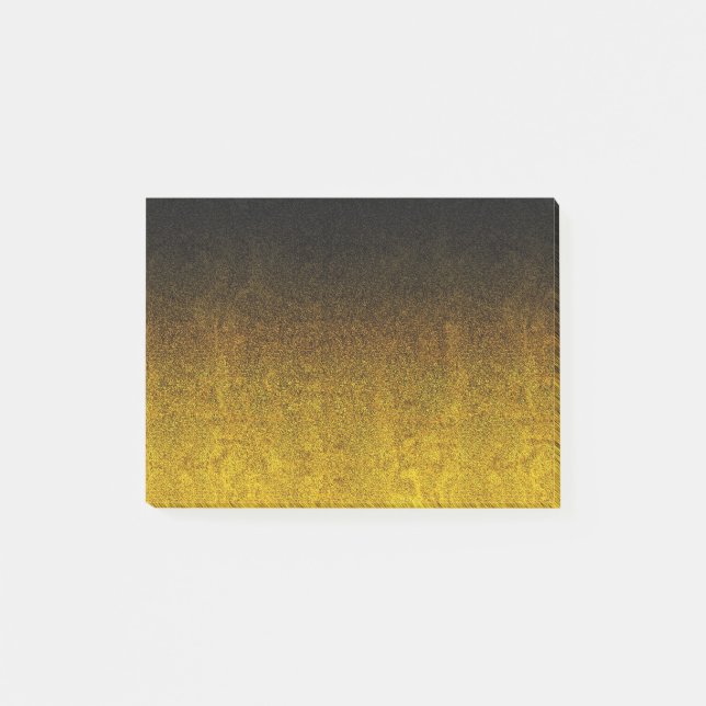 Bloco Post-it Gradação da Brilhante Amarelo e Preto (Frente)