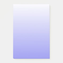 Bloco Post-it Gradiente Azul e Branco