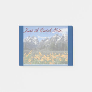 Bloco Post-it Grand Teton Springtime Souvenir Foto