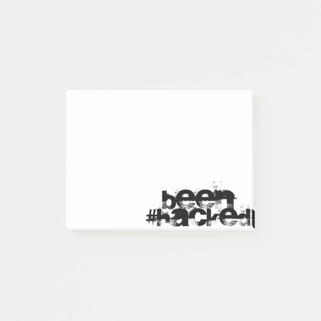 Bloco Post-it Hackeado (Frente)