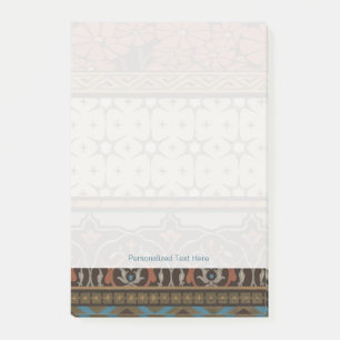 Bloco Post-it Heirloom Têxtil com Padrões Decorativos