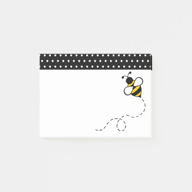 Bloco Post-it Honey Bee School Office Posta o presente (Frente)
