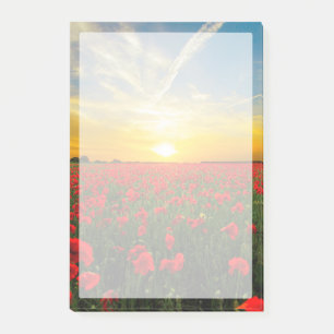 Bloco Post-it Horizonte Soldado Maravilhoso do Campo Poppy
